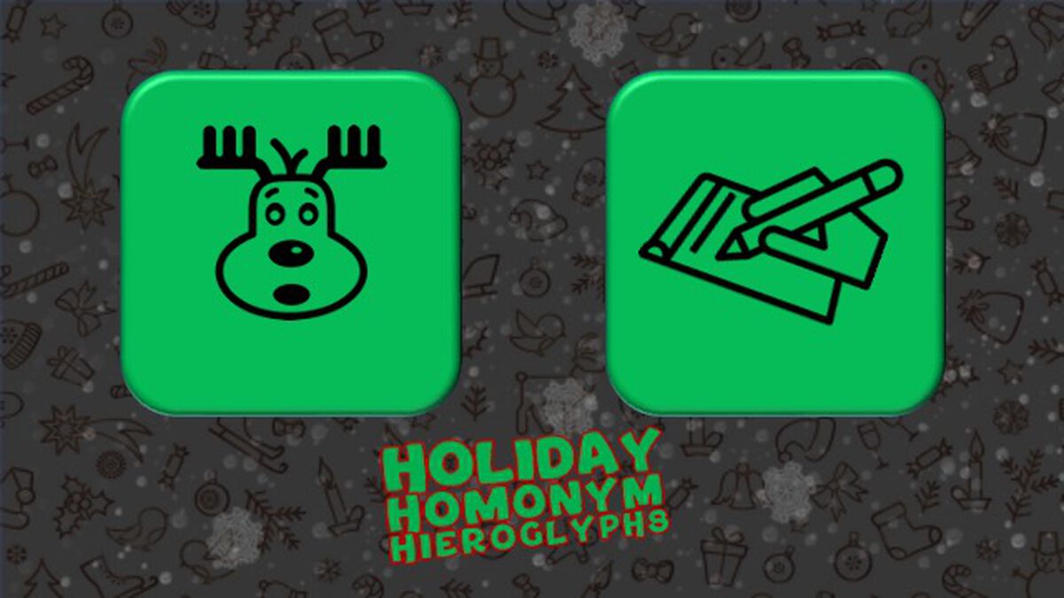 Holiday Homonym Hieroglyphs image number null